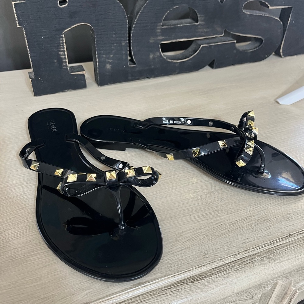 Steven by Steve Madden New York Deena Sandals with Gold Spikes
